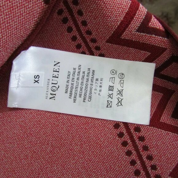 New ALEXANDER McQUEEN Runway Knit Flared Stretchy Bandage Dress - Picture 5 of 6